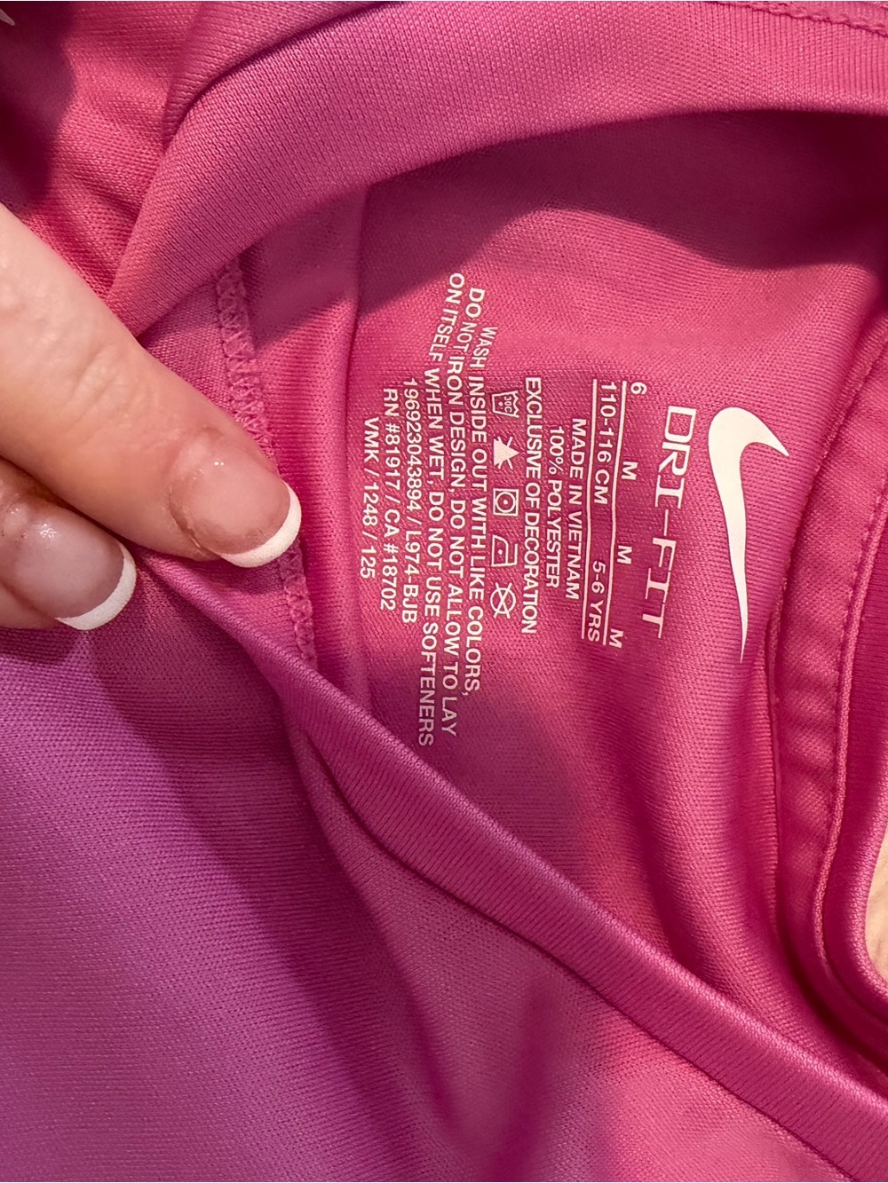 Nike Dri-FIT Hot Pink Athletic Skort set - Picture 3 of 4